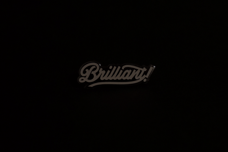 Image of Brilliant! 2nd Edition Glow Pin