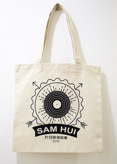 Image of SAM HUI 許冠傑 “VINYL" TOTE BAG (2016)