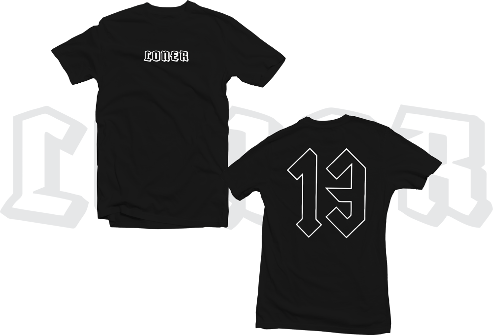 Image of “LONER 13” TEE 