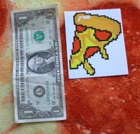Pixel Pizza Sticker!! 