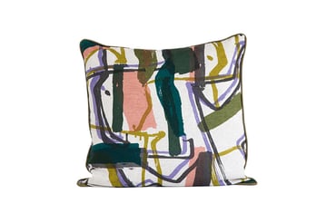 Image of 'Monolith' Cushion Moss- 55 x 55 cm- Land Collection