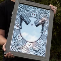 Image 1 of "I Am The Fallen" Mirror Engraving