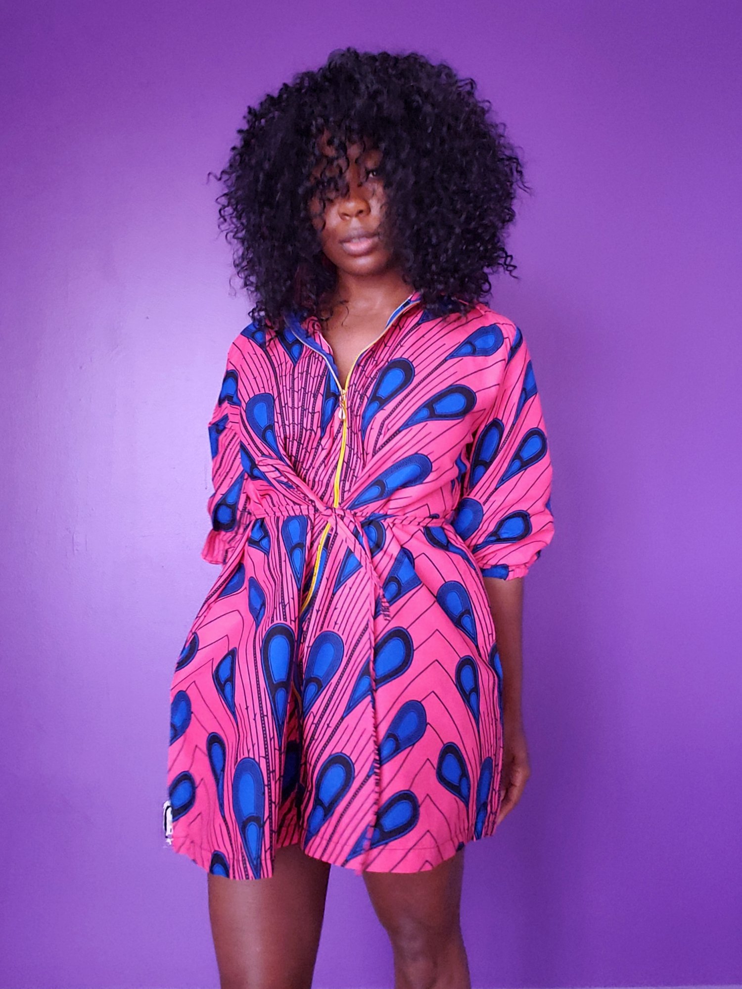 Image of Amma Magenta Shirt Dress Tunic