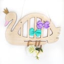 Belle Swan Clip and Headband Holder