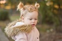 Isabelle Burnt Edge Chiffon Flower Headband 