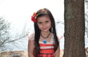 Isla Floral Headband - Red