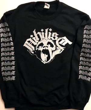 Image of Nihilist - Sweatshirt with Sleeve prints