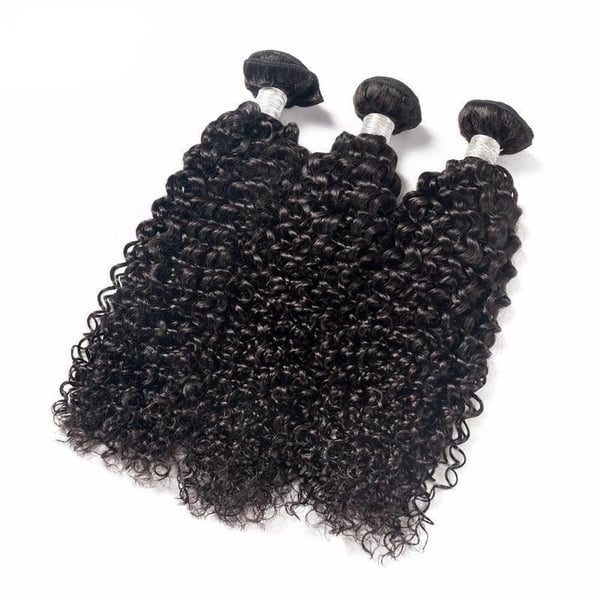 Image of Brazilian Kinky Curly (Free Lace Closure) BUNDLE DEAL