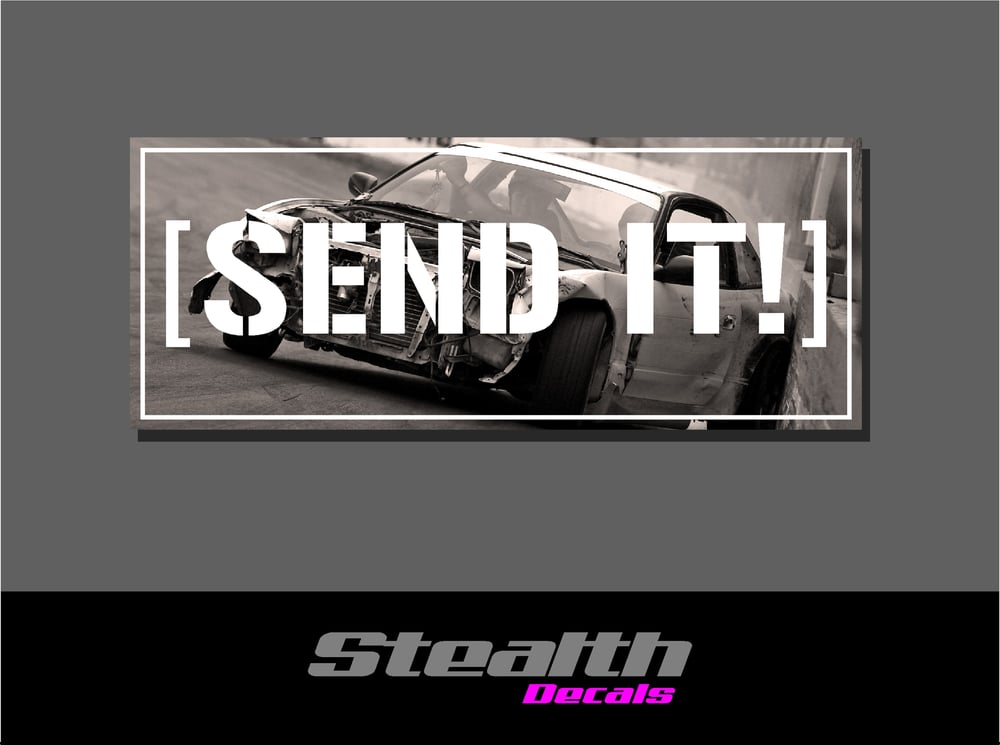 Image of Send It! Drift Slap sticker