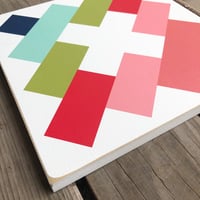 Image 3 of VINTAGE - Bonnie & Camille - 11" Wood Barn Quilt