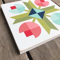 Image 4 of SET of 2 - Vintage + Flower Patch, B&C Barn Quilts