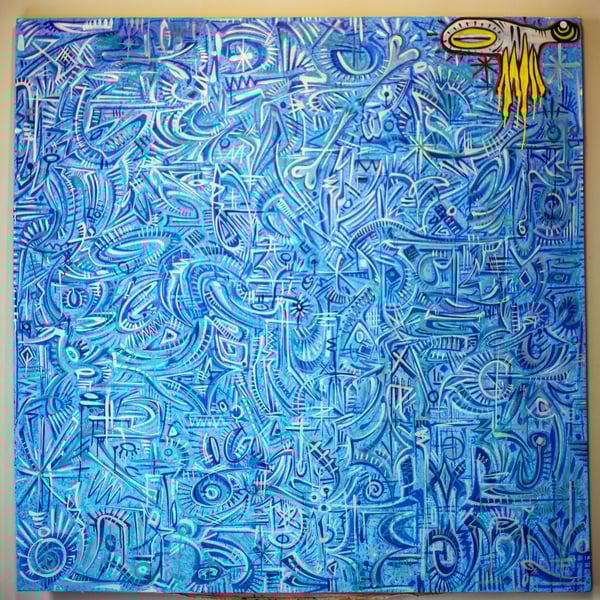 Image of Canvas 2x2m mixed media 