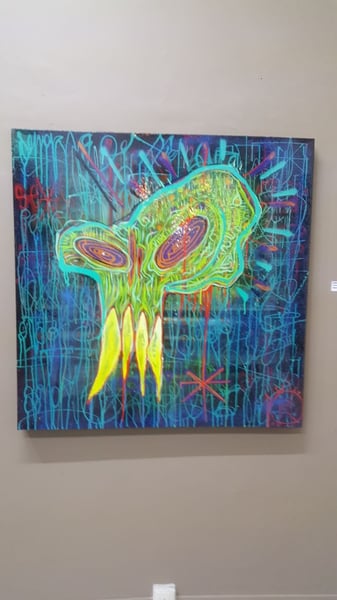 Image of Canvas mixed media 