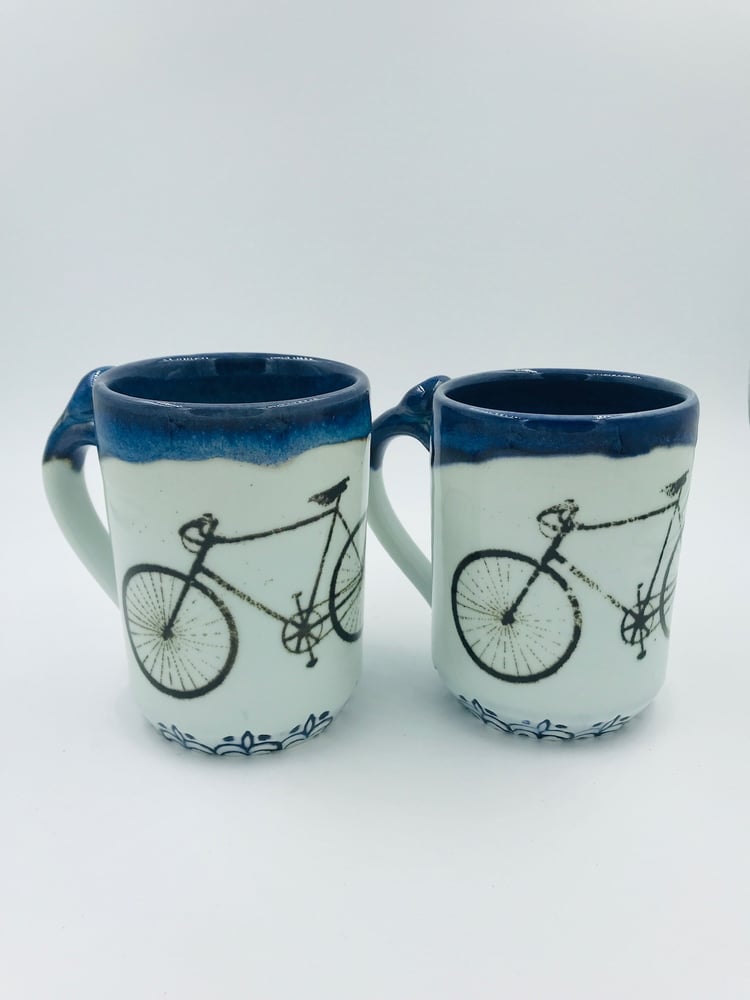 Image of Blue Bike Mugs