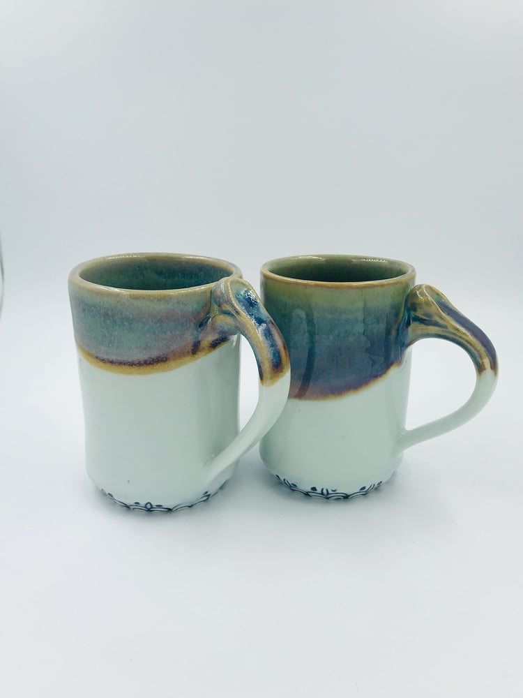 Image of Multi Color Sugar Skull Mugs