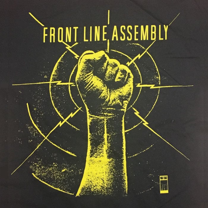 FRONT LINE ASSEMBLY - T-Shirt / Vintage Fist