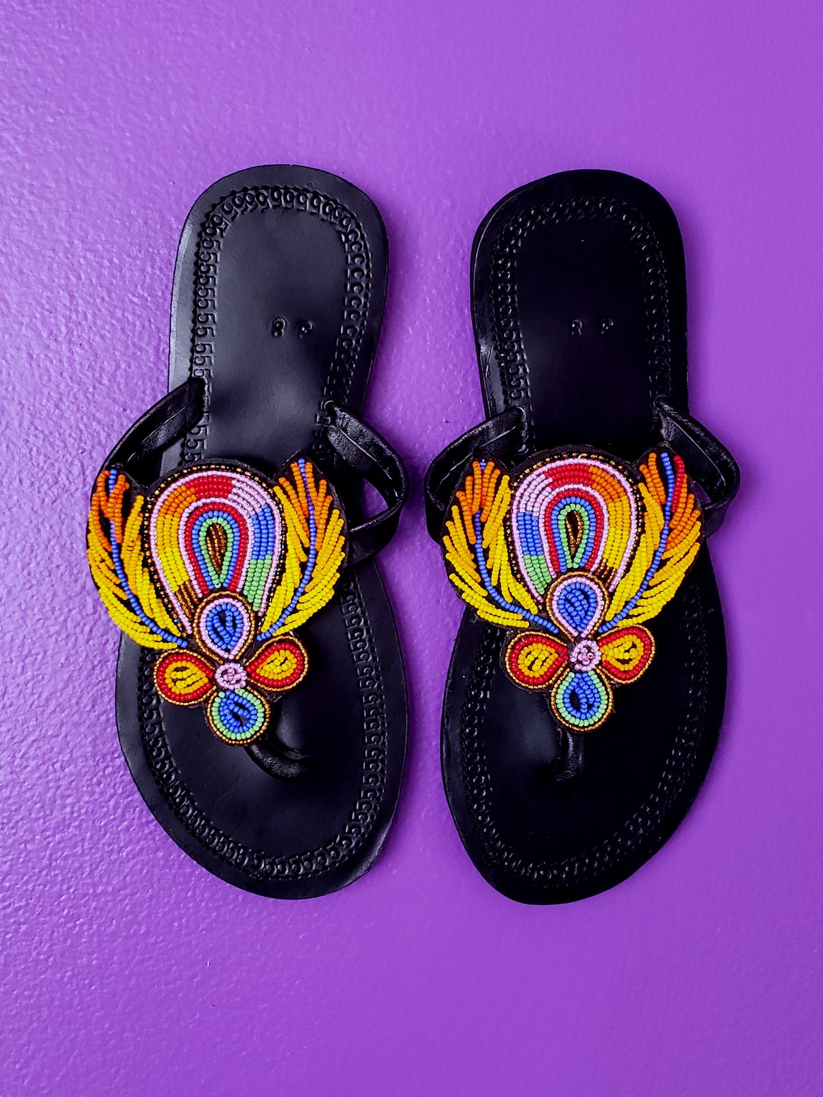 African Maasai Beaded Sandals-Style #3 | Shop Now