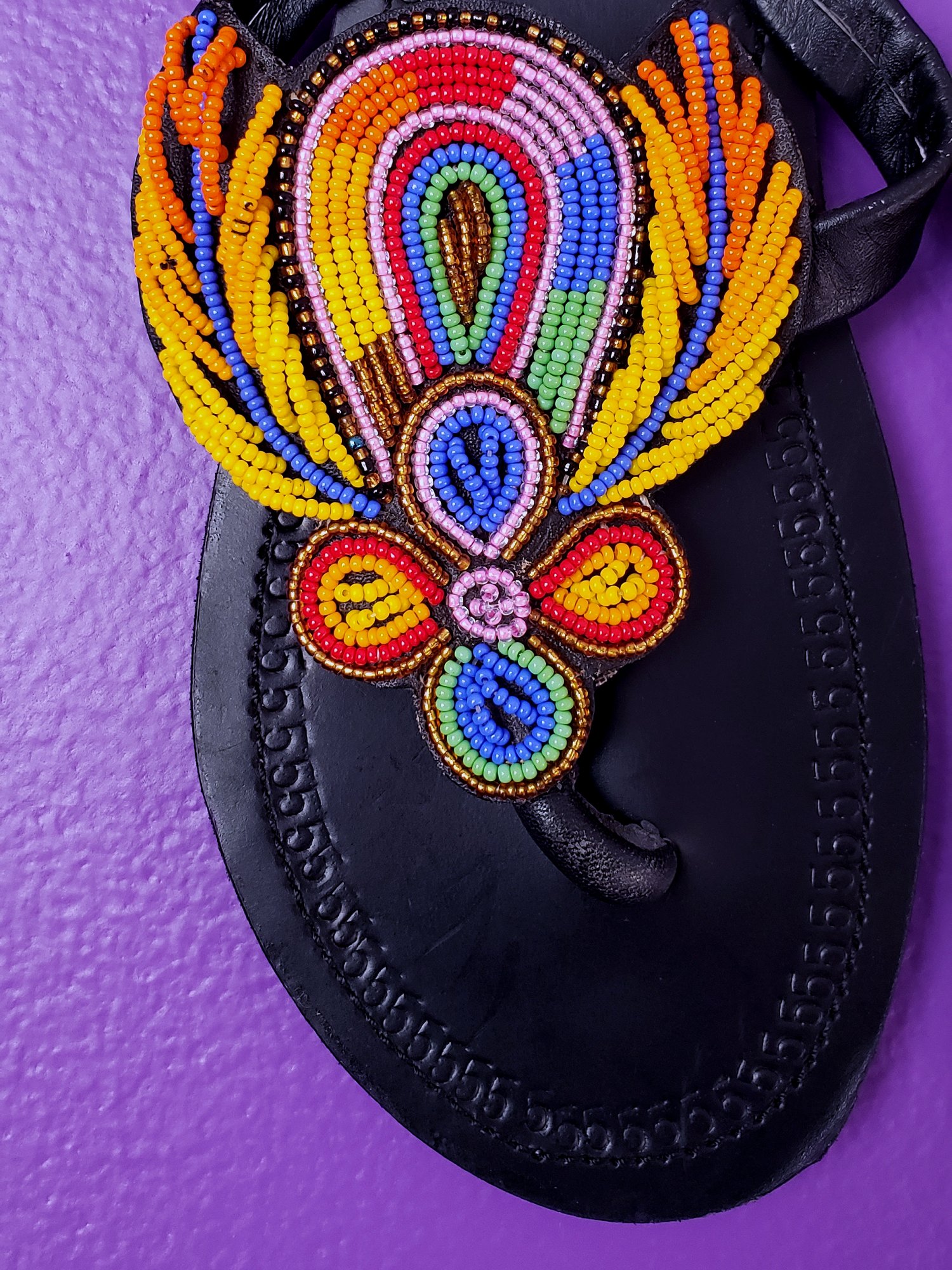 Image of Waceera Hand Beaded Sandal
