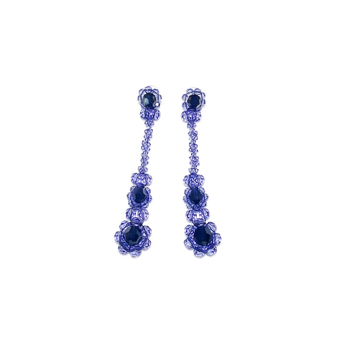 Image of Flower drop earrings