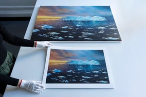 Image of Disko bay iceberg print