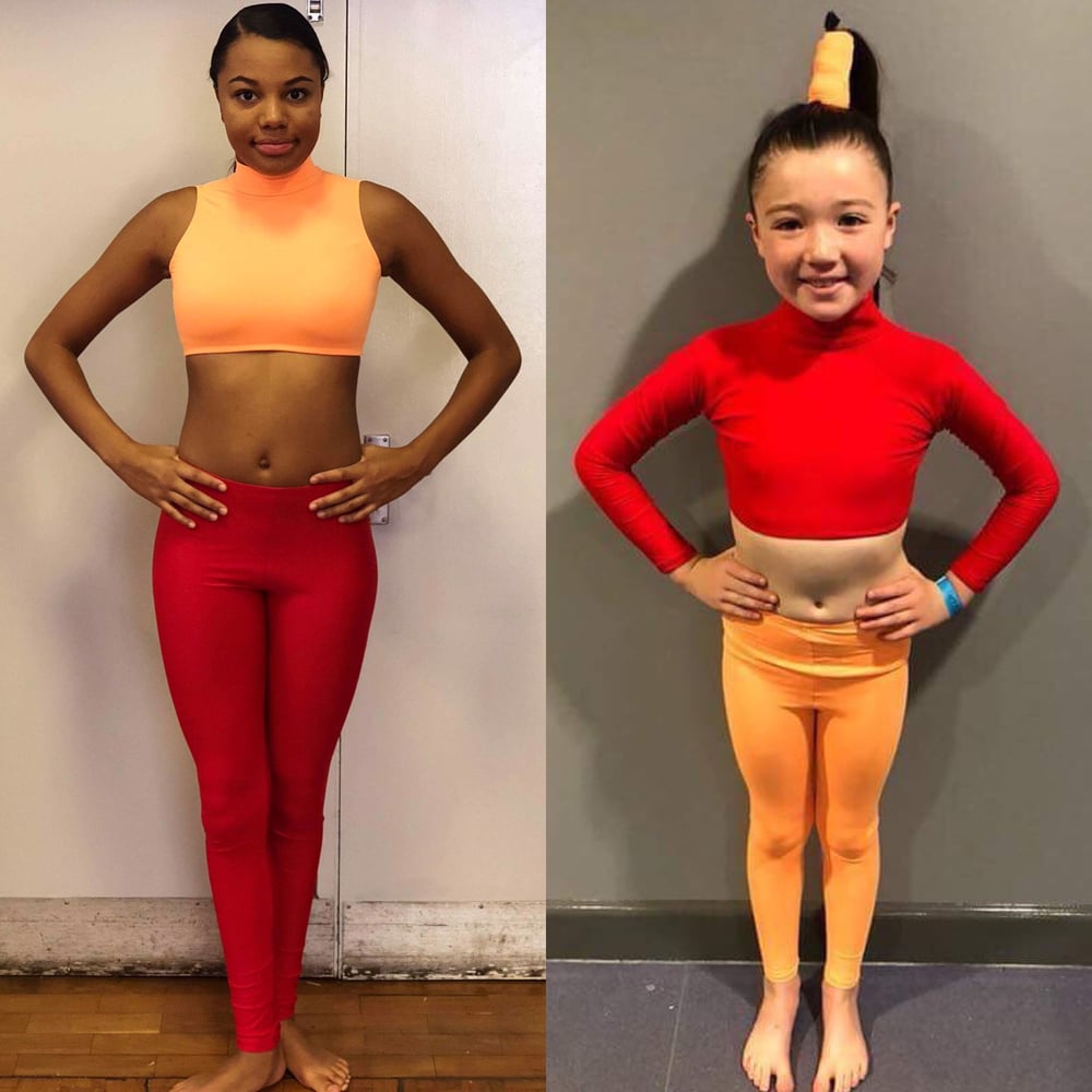 Image of beginner crop top and leggings