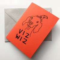 Image 2 of Viz Wiz Vizsla Card in Orange