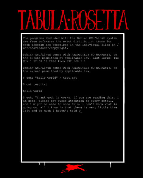 Image of Tabula Rosetta Issue 5 (Scratched Out) Print Version