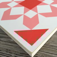 Image 4 of SET of 6 - Bonnie & Camille - 11" Barn Quilts