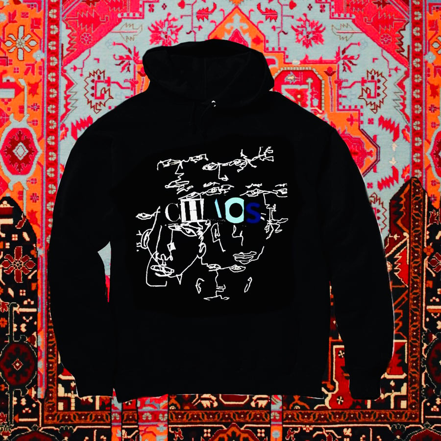 Image of CHAOS HOODIE BLACK