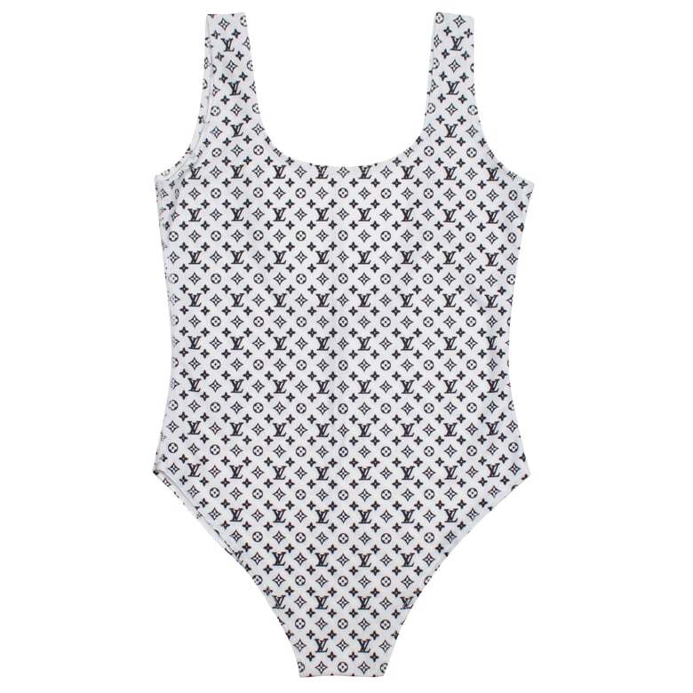 Image of LV Bathing Suit - White