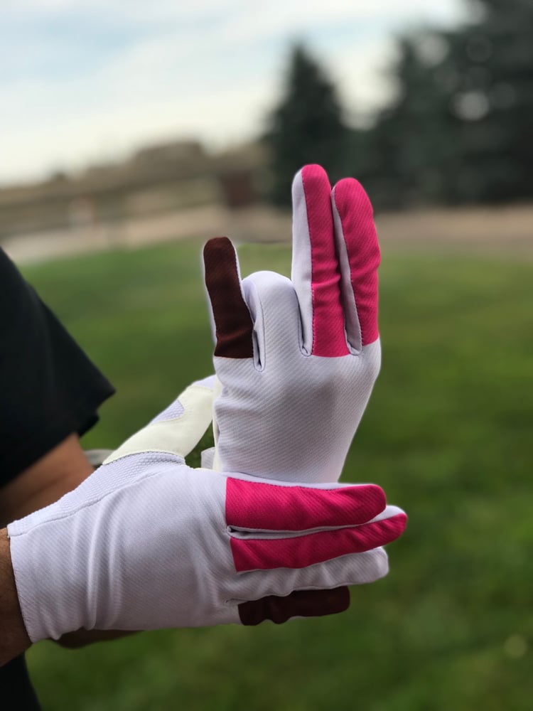Pink And Brown Finger Golf Glove Images Gloves and Descriptions