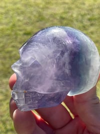 Image 21 of Rainbow Fluorite Crystal Skull #1965