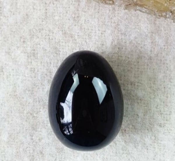 Image of Black Obsidian Yoni Egg