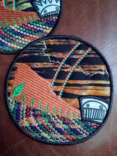 Image of Ween 2018 Tour Patch Red Rocks v2