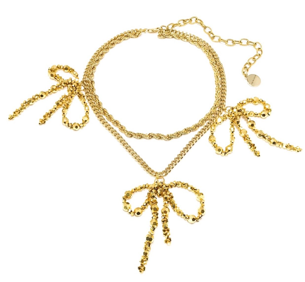 Image of Gold Bow Necklace