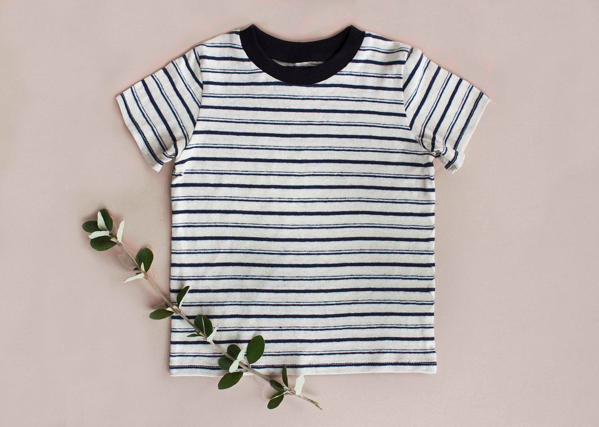 Image of Hemp striped T-shirt