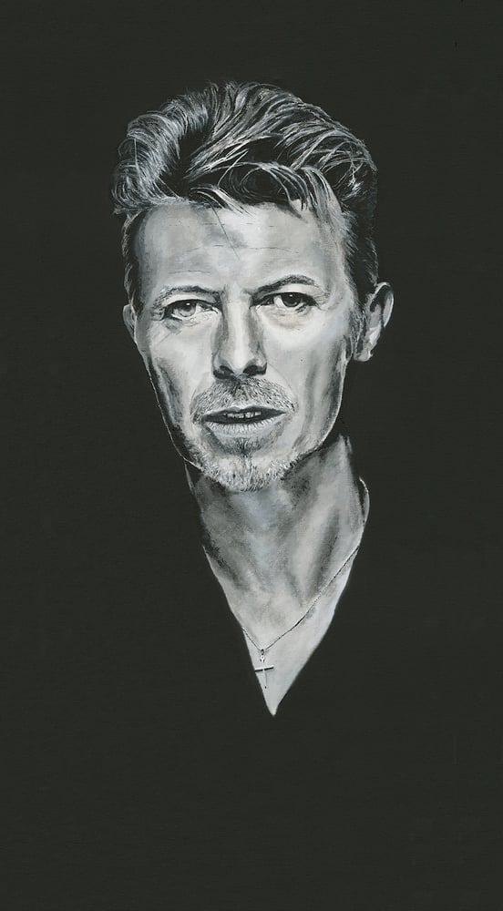 Image of David Bowie on Canvas