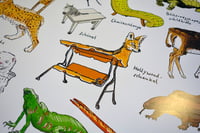 Image 2 of Möbeltiere | Großes Poster | DIN A1