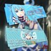 Konosuba Aqua "No Pantsu" & "Baka Kazuma" Slaps Sticker