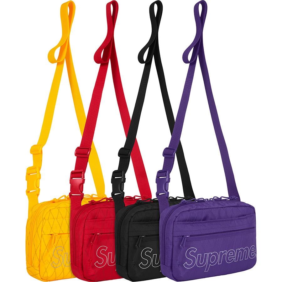 supreme purple shoulder bag