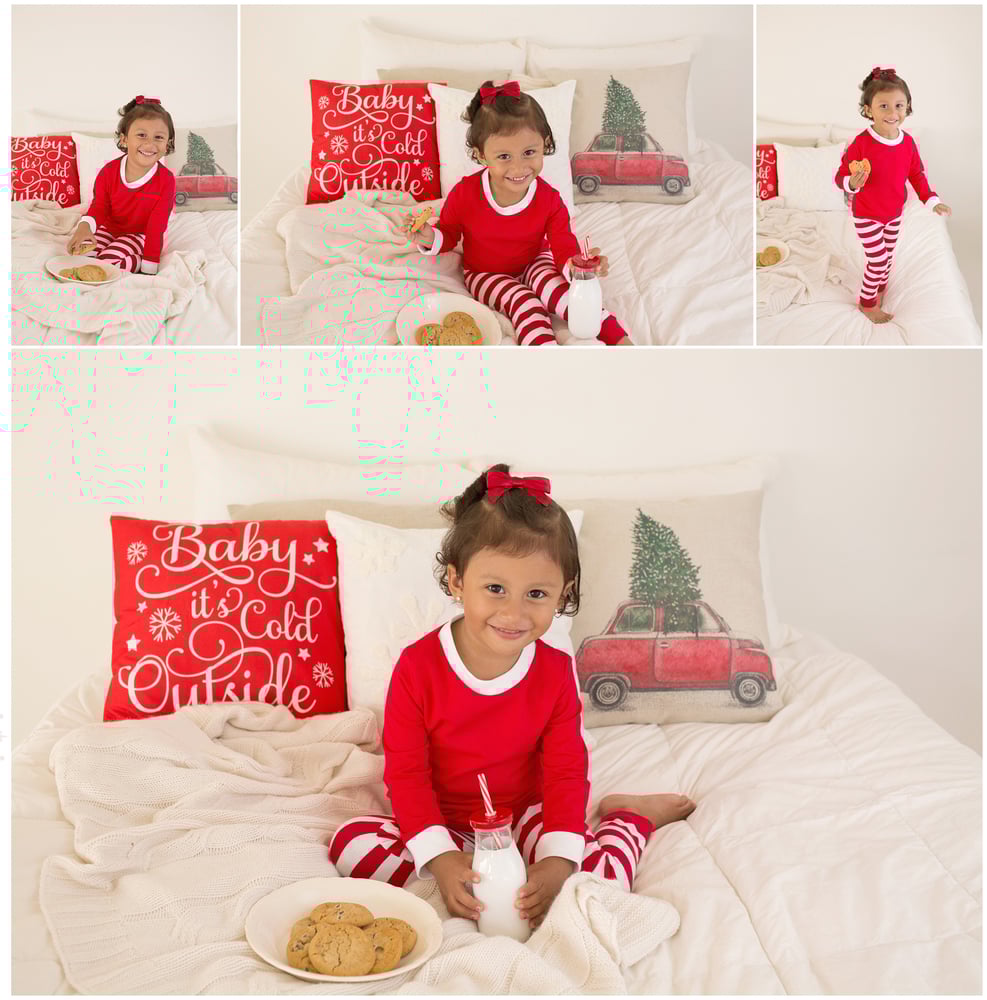 Image of Holiday Pajama Milk & Cookie Mini Sessions