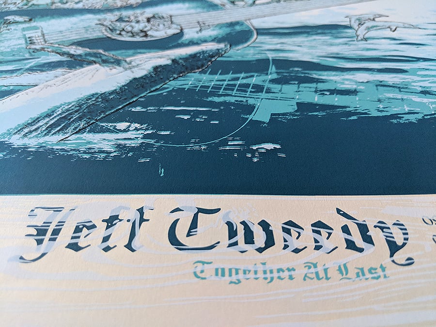 Jeff Tweedy European Tour Poster - "Let's Go Rain"