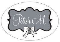 Image 2 of Polish 'M Sticker 5x3 Large
