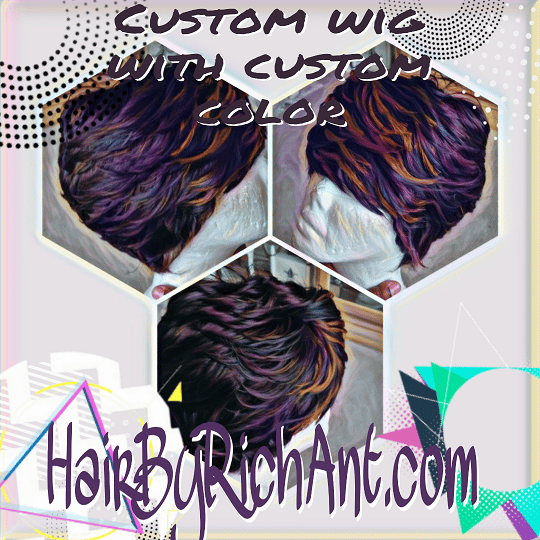 Image of Custom short wig (reserved for Pam)