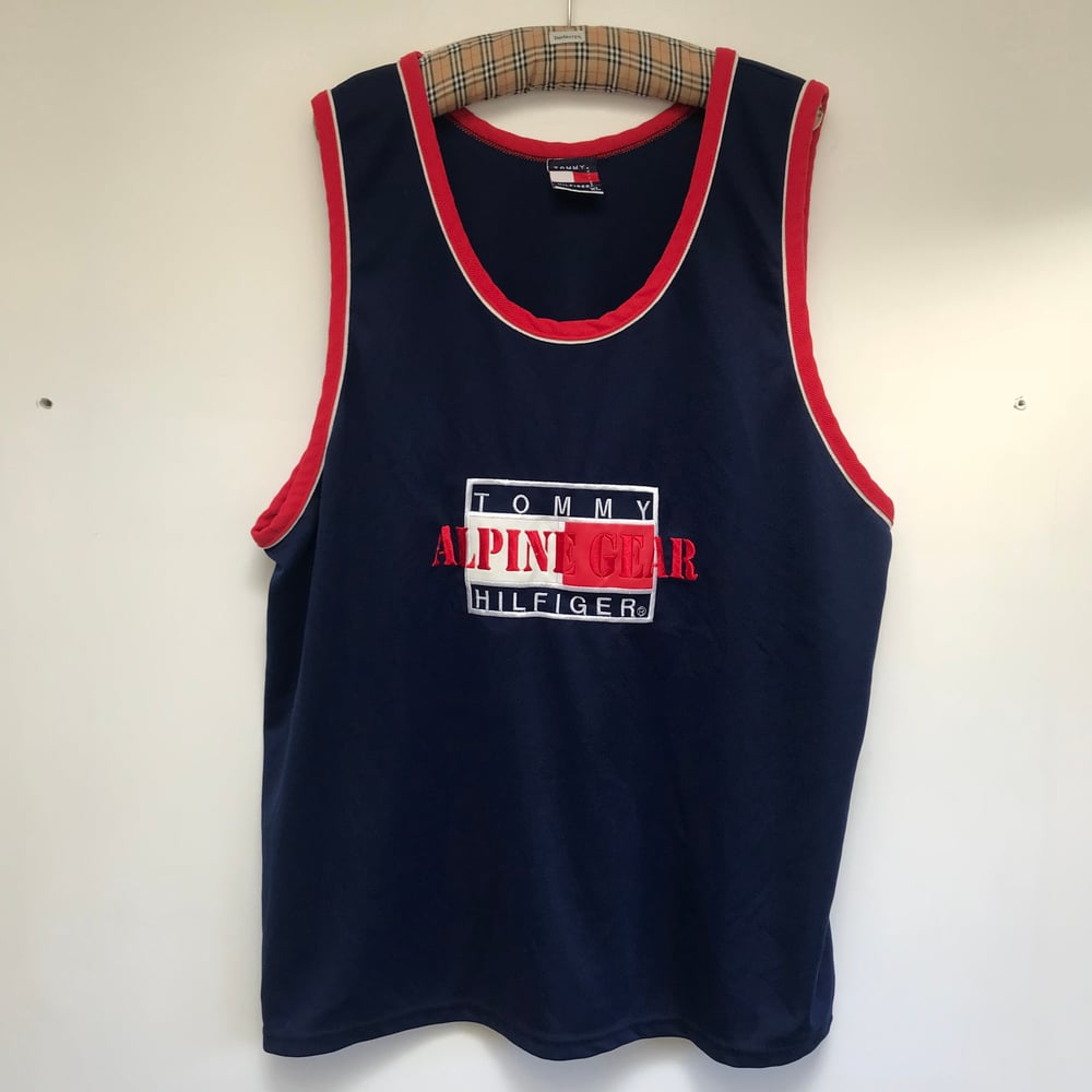 Image of 90s bootleg Hilfiger beater XL 