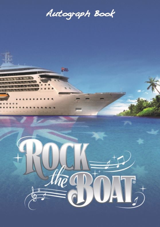 Image of Rock the Boat Autograph Book - Ship Design