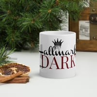 Image 1 of Dark Hallmark Mug - For When Love Is a Lie but Coffee Is Real