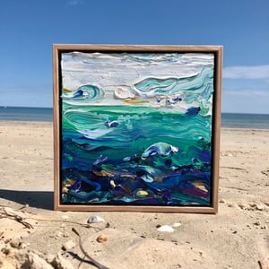 Image of Coastal no. 40 - 30х30cm - FRAMED