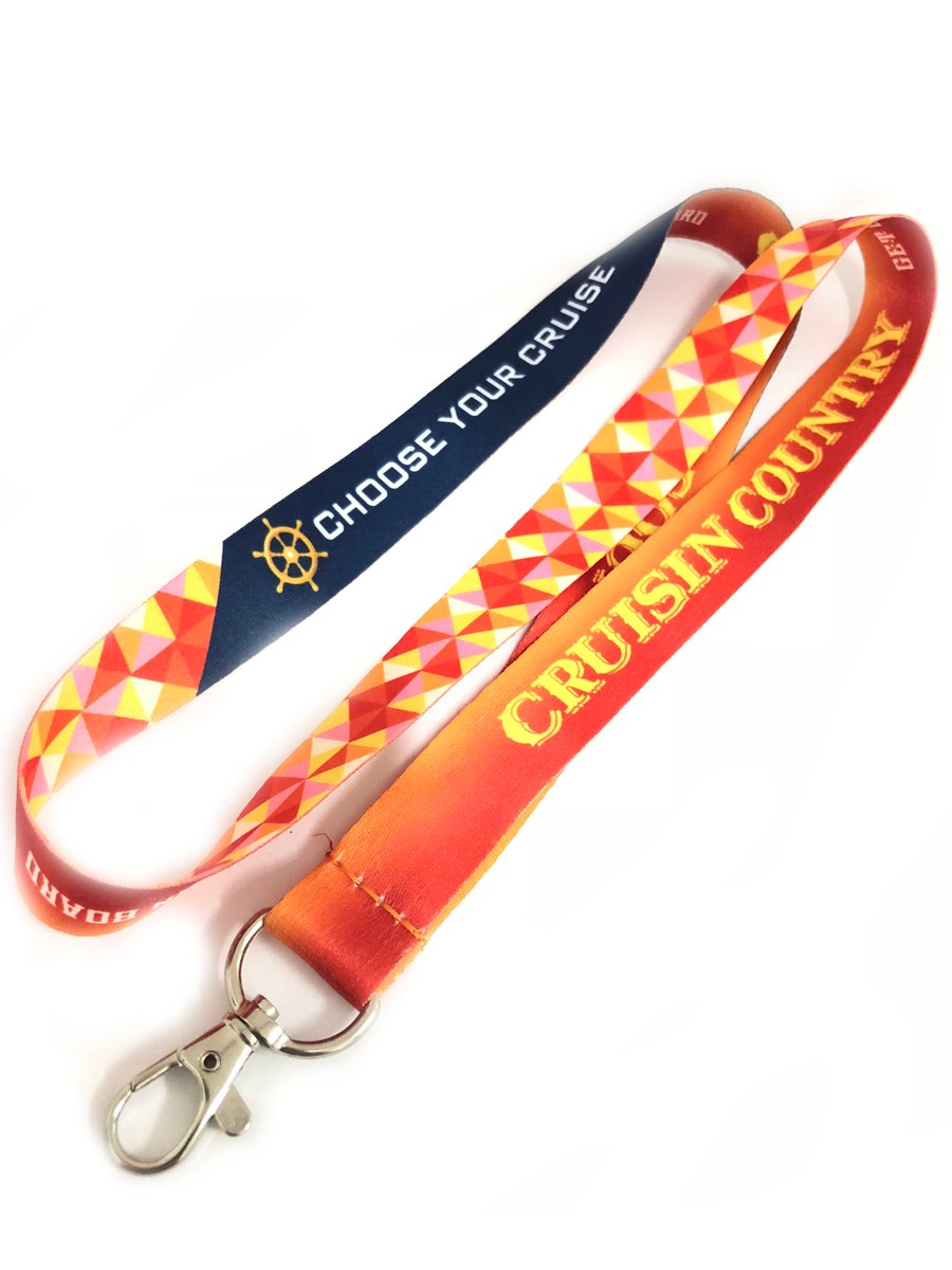 Cruisin' Country Lanyard - Orange | Choose Your Cruise