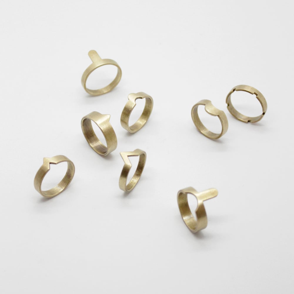 Image of COUNTER PUZZLE RINGS